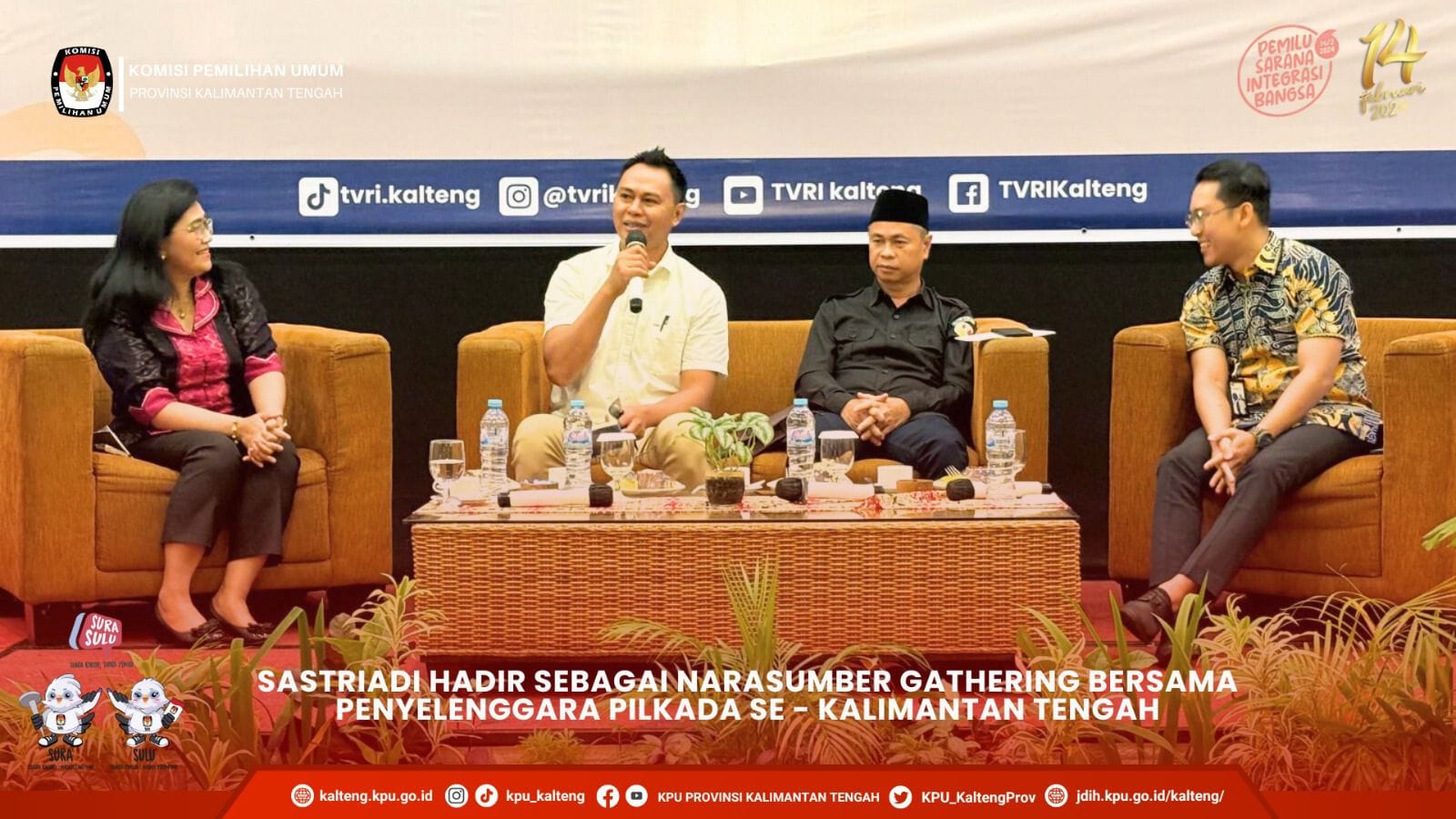 Gathering Bersama Penyelenggara Pilkada se - Kalimantan Tengah