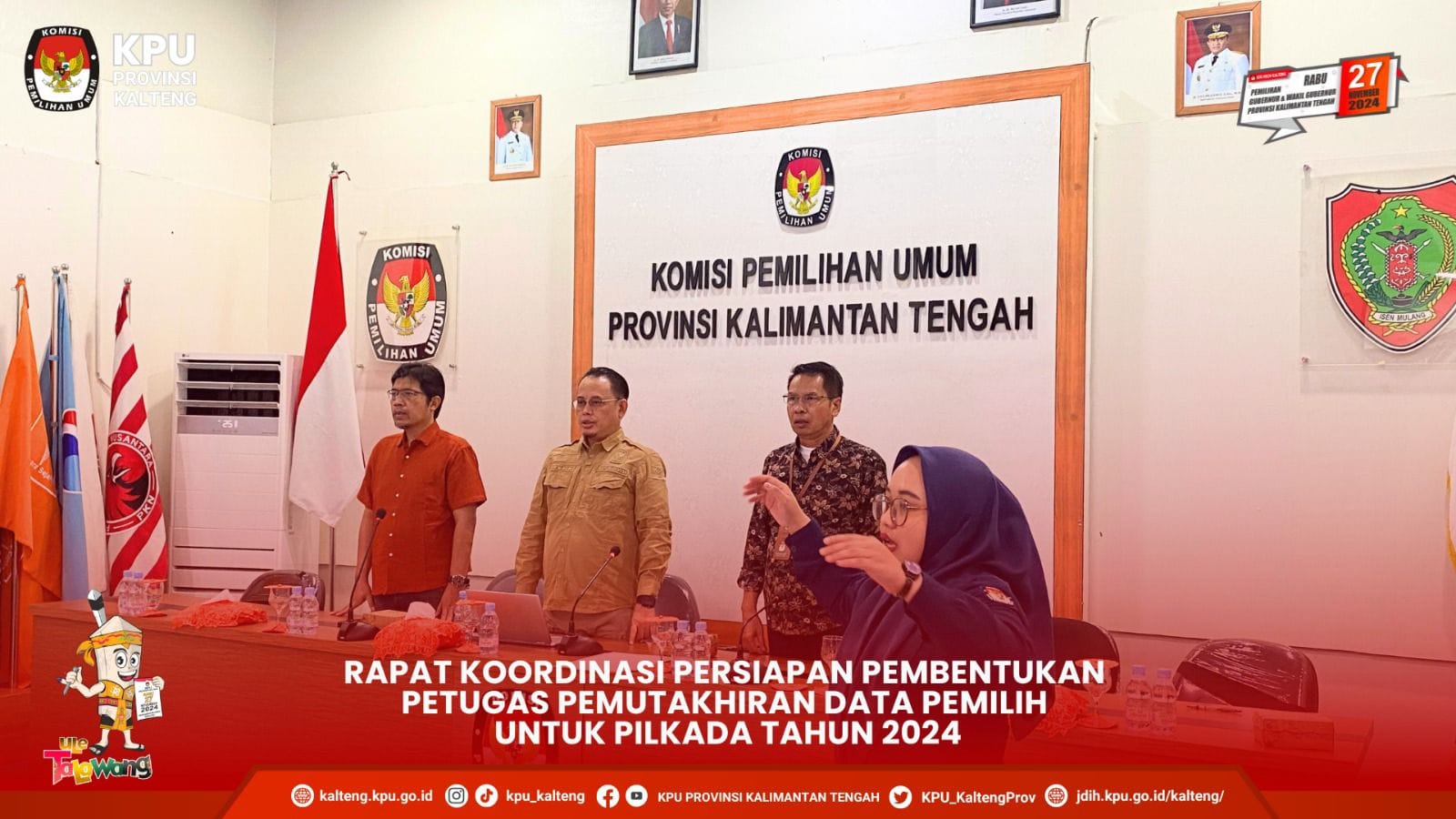 Rapat Koordinasi Persiapan Pembentukan Petugas Pantarlih untuk Pilkada Tahun 2024