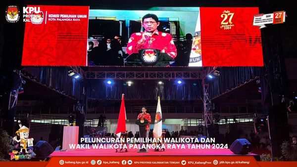 Peluncuran Pemilihan Walikota dan Wakil Walikota Palangka Raya Tahun 2024