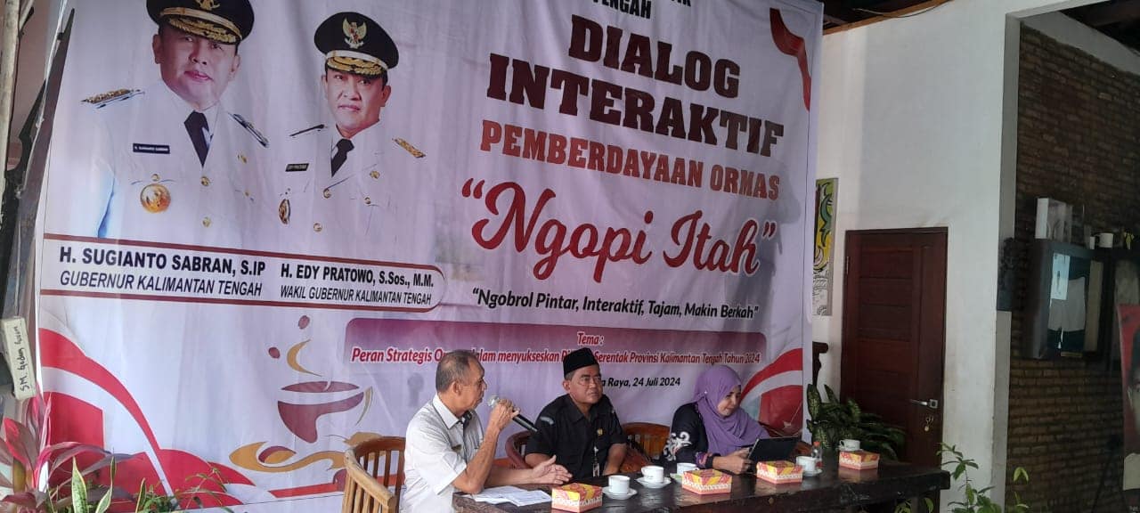 Narasumber dalam Dialog Interaktif Pemberdayaan Ormas "NGOPI ITAH"