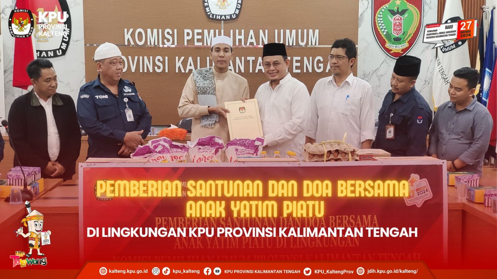 Kegiatan Santunan dan Doa Bersama Anak Yatim Piatu