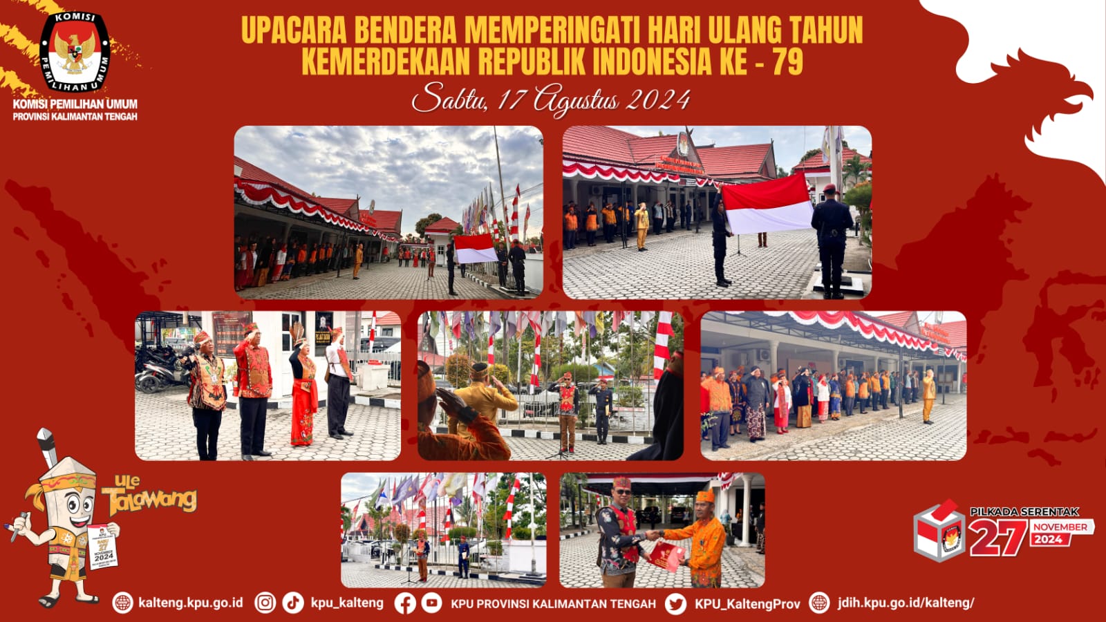 Upacara Bendera Memperingati Hari Ulang Tahun Kemerdekaan Republik Indonesia ke - 79 Tahun