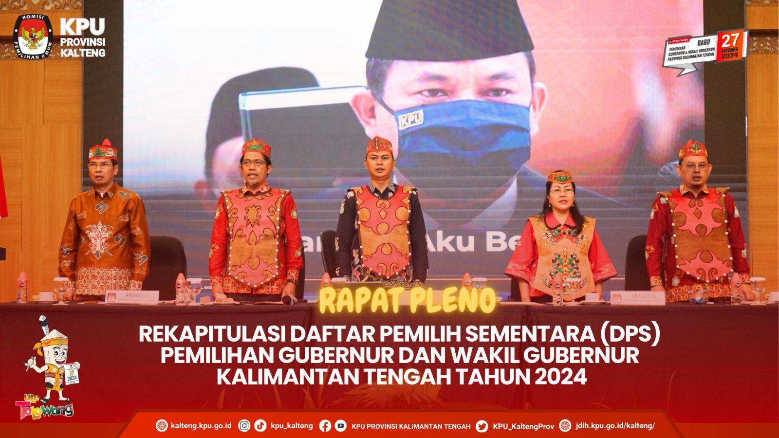 Rapat Pleno Rekapitulasi Daftar Pemilih Sementara (DPS) Pilkada Tahun 2024