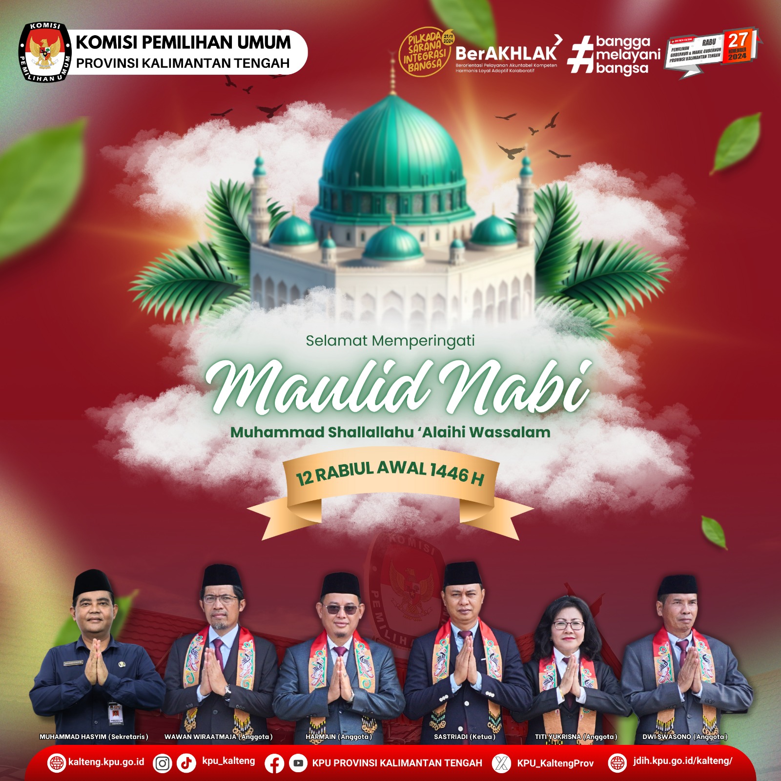 Selamat Memperingati Hari Maulid Nabi Muhammad SAW