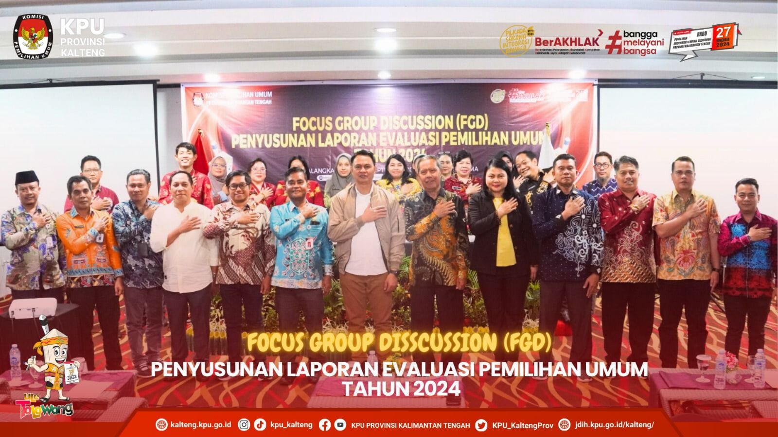 Focus Group Disscussion (FGD) Penyusunan Evaluasi Pemilihan Umum Tahun 2024