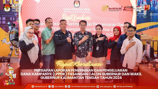 Rakor Persiapan LPPDK Pemilihan Gubernur dan Wakil Gubernur Kalimantan Tengah Tahun 2024
