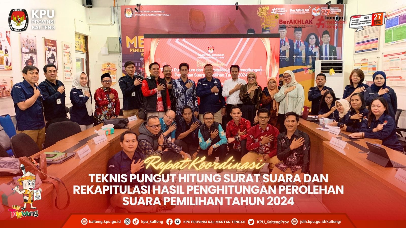Rakor Teknis Putungsura Pemilihan Serentak Tahun 2024