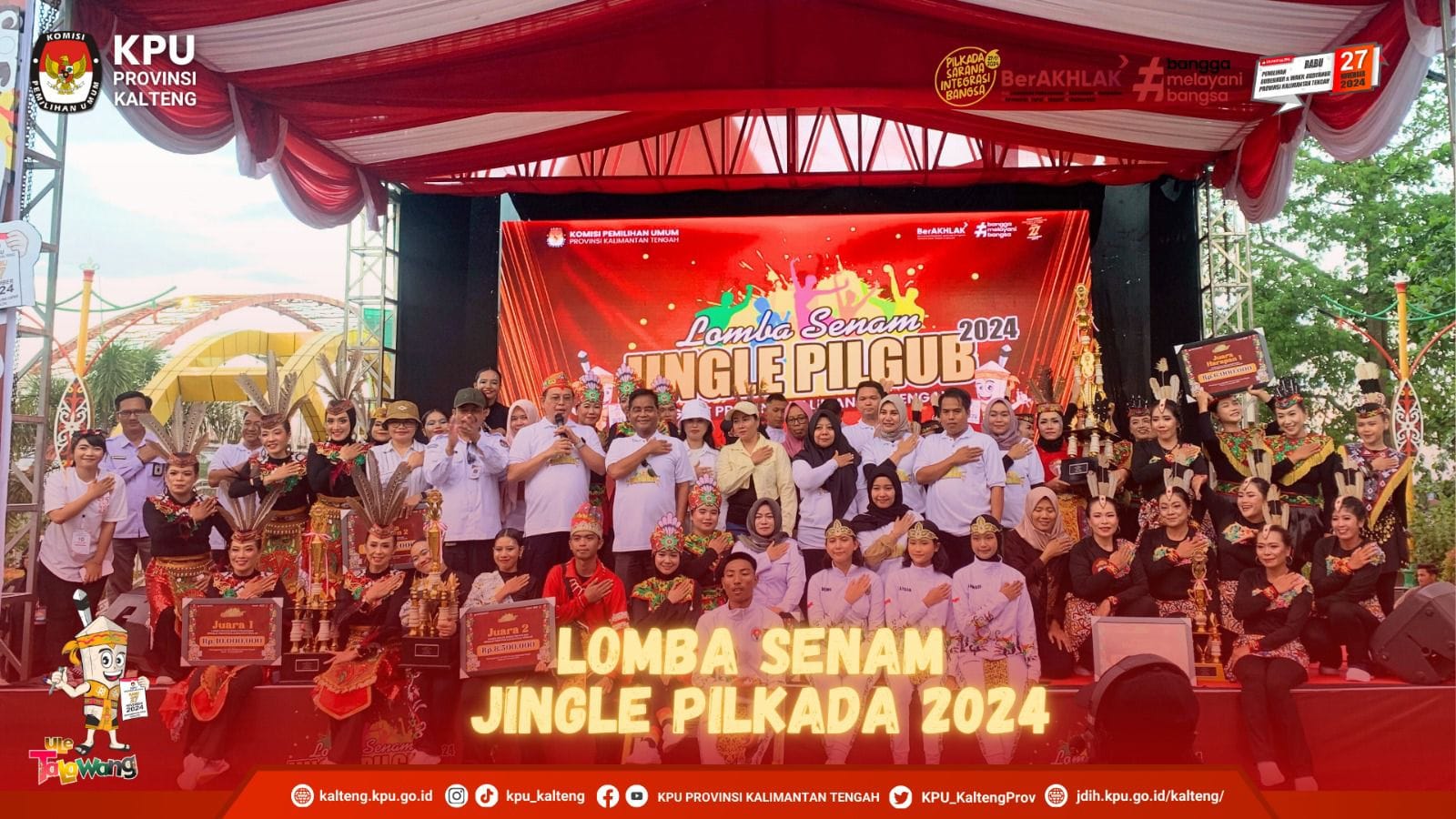 Kegiatan Lomba Senam Jingle Pilkada 2024