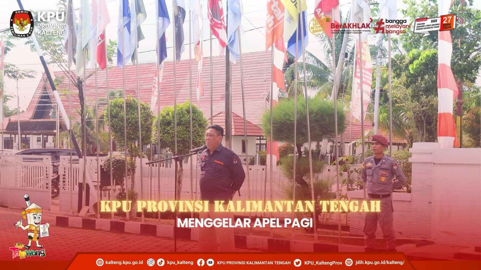 Apel pagi pasca libur Hari Raya Idul Fitri 1446 H