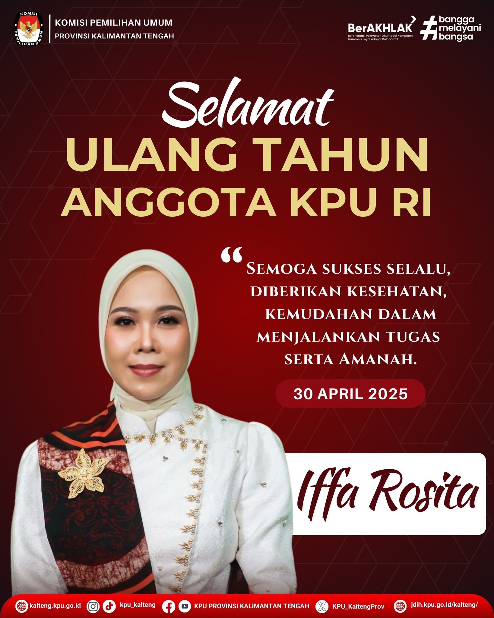 Selamat Ulang Tahun Ibu Iffa Rosita