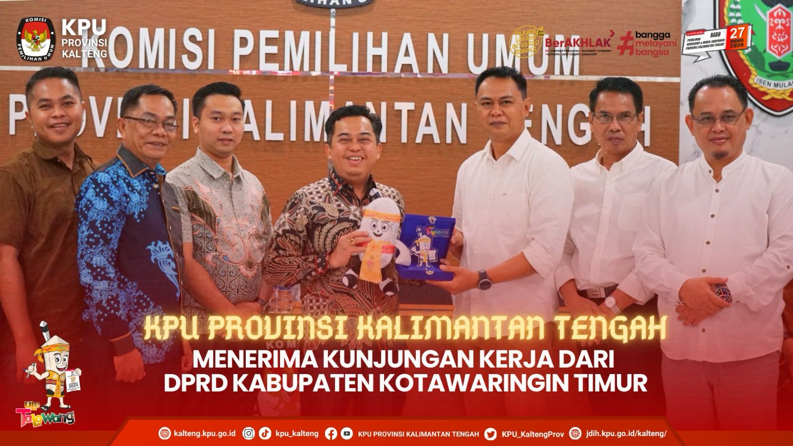 Kunjungan Kerja dari DPRD Kabupaten Kotawaringin Timur