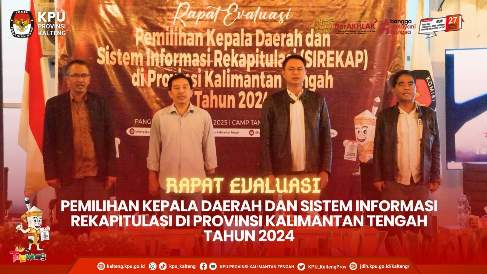Rapat Evaluasi Sistem Informasi Rekapitulasi (SIREKAP)