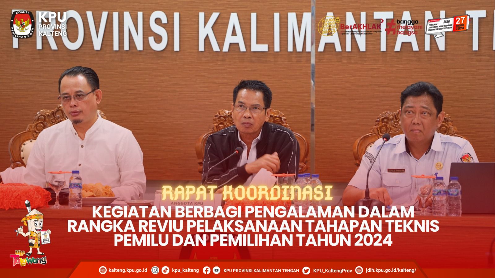 Rakor Reviu Pelaksanaan Tahapan Teknis Pemilu dan Pemilihan