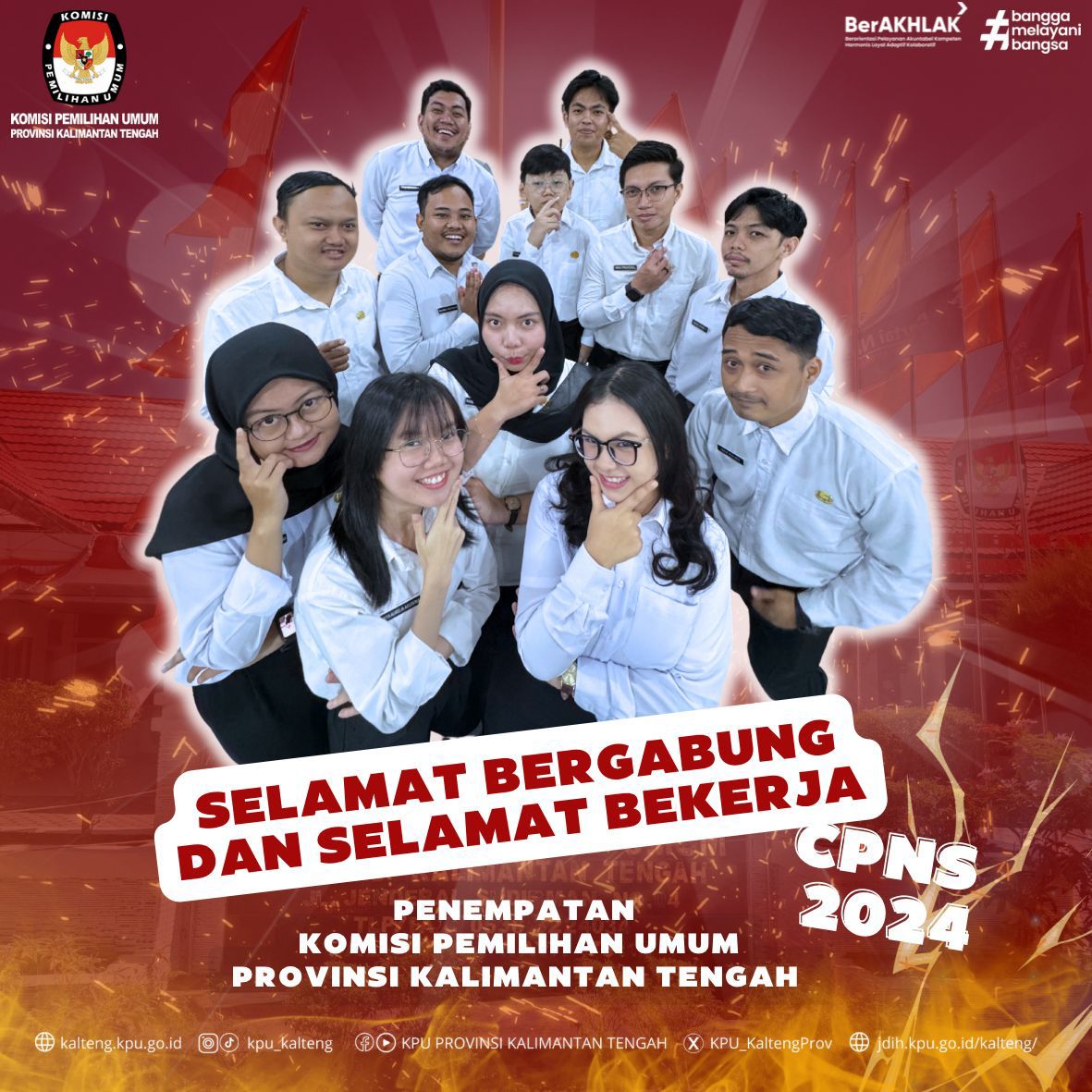 Selamat bergabung dan selamat bekerja bagi CPNS KPU Tahun Anggaran 2024
