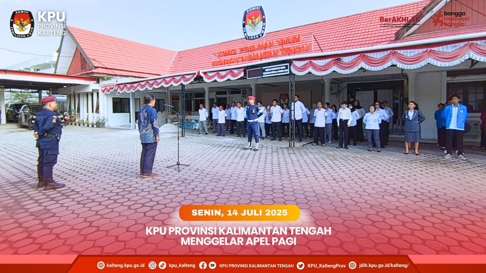 Apel Rutin KPU Provinsi Kalimantan Tengah