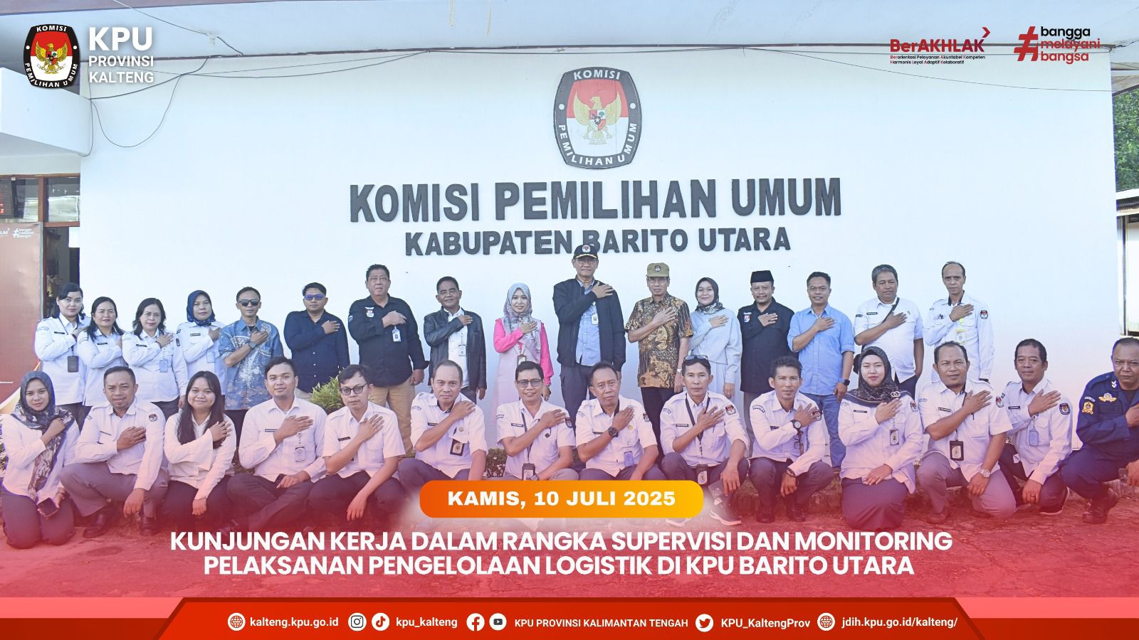 Kunjungan Kerja ke Deputi Teknis KPU RI ke KPU Kabupaten Barito Utara