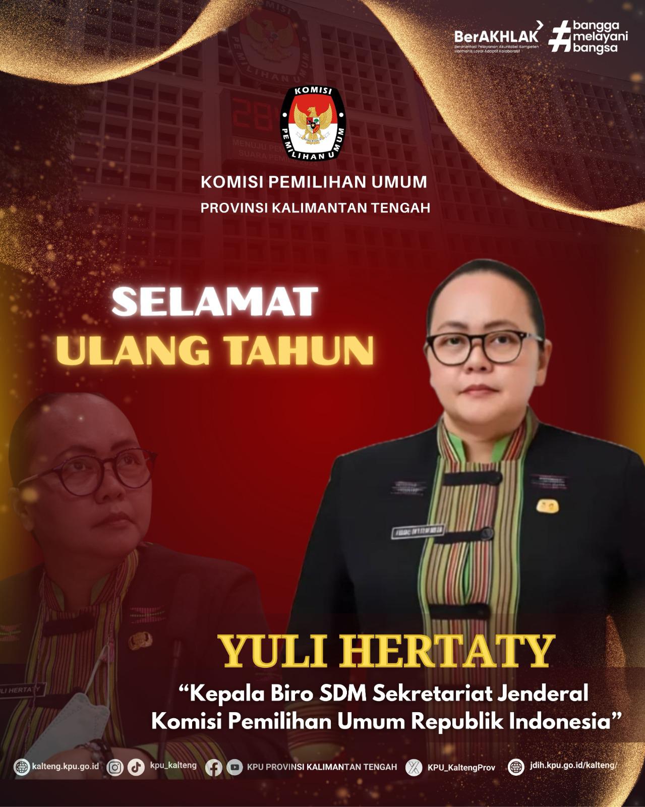 Selamat Ulang Tahun Kepala Biro SDM KPU RI