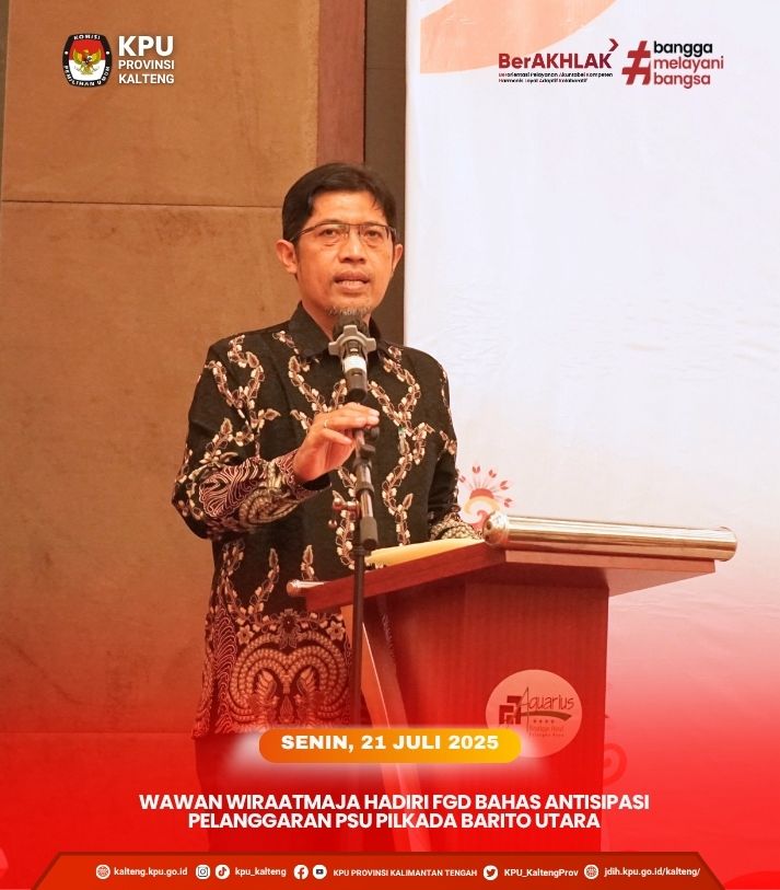 Narasumber dalam kegiatan FGD diselenggarakan oleh Bawaslu Provinsi Kalimantan Tengah
