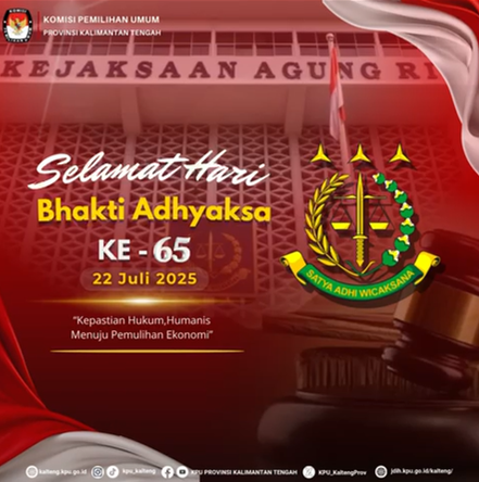 Selamat Hari Bhakti Adhyaksa ke - 65 Tahun