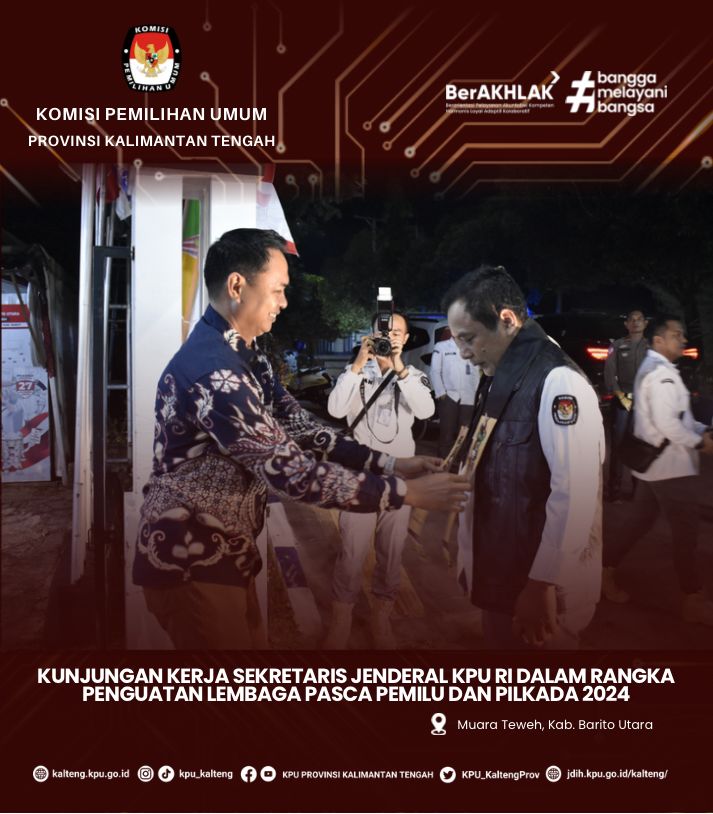 Kunjungan dalam rangka Penguatan Kelembagaan Pasca Pemilu dan Pilkada Tahun 2024