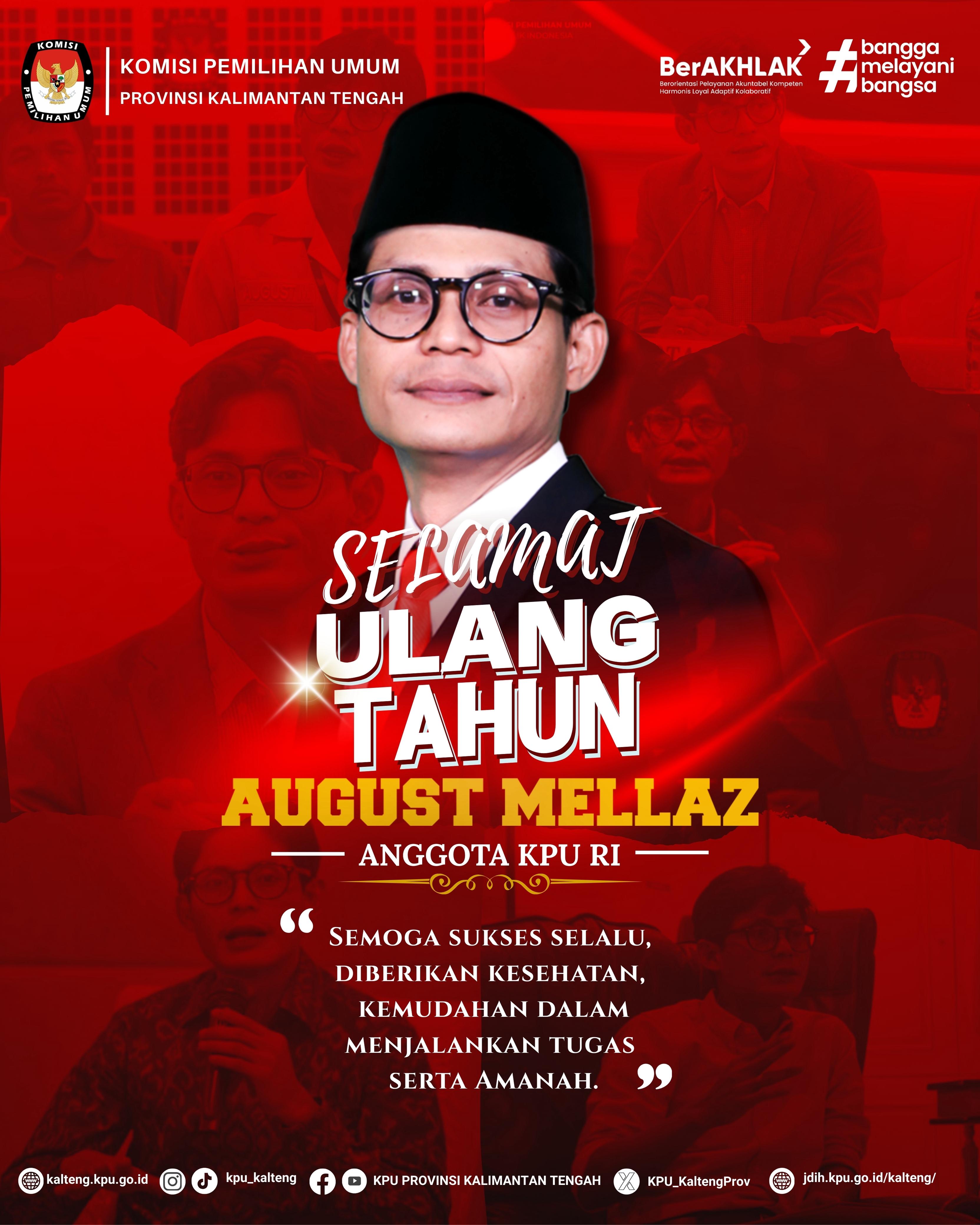 Selamat Ulang Tahun Anggota KPU RI