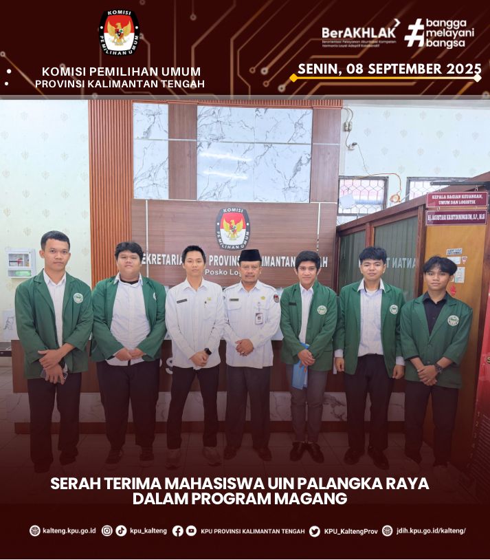 Serah Terima Mahasiswa Magang UIN Palangka Raya