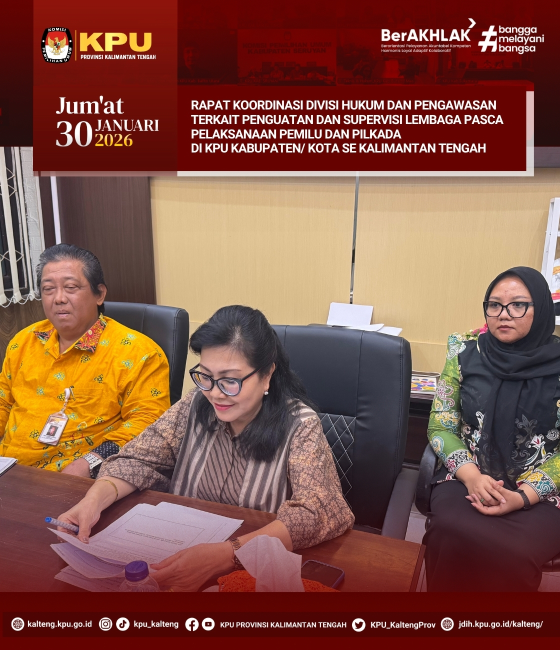 Rakor Penguatan dan Supervisi Lembaga Pasca Pemilu dan Pilkada