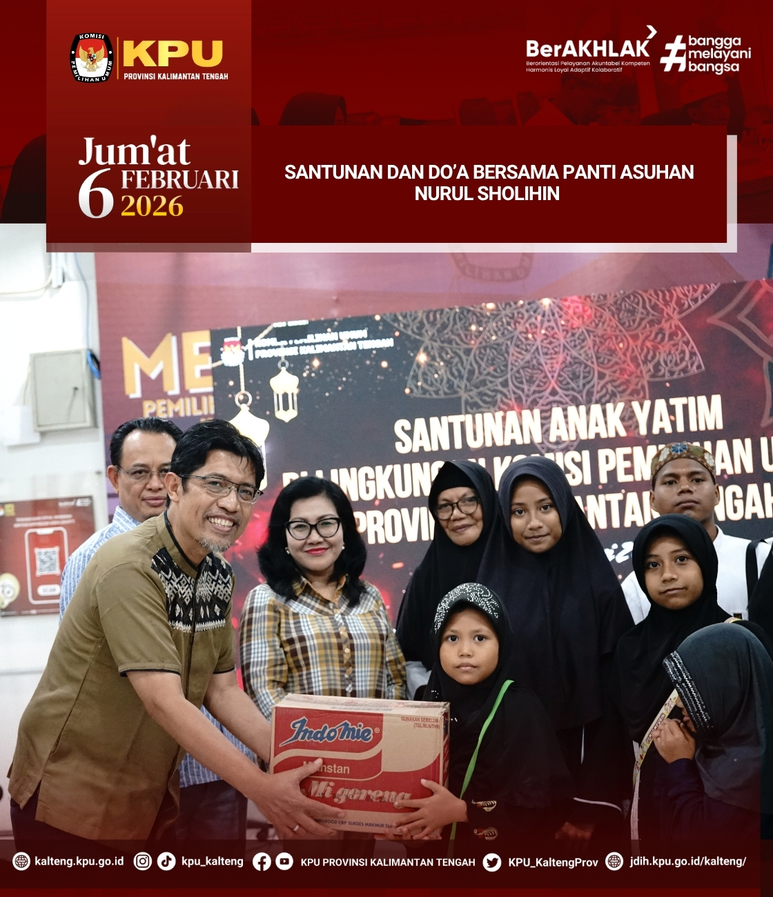 Santunan dan Do'a Bersama Panti Asuhan Nurulk Sholihin