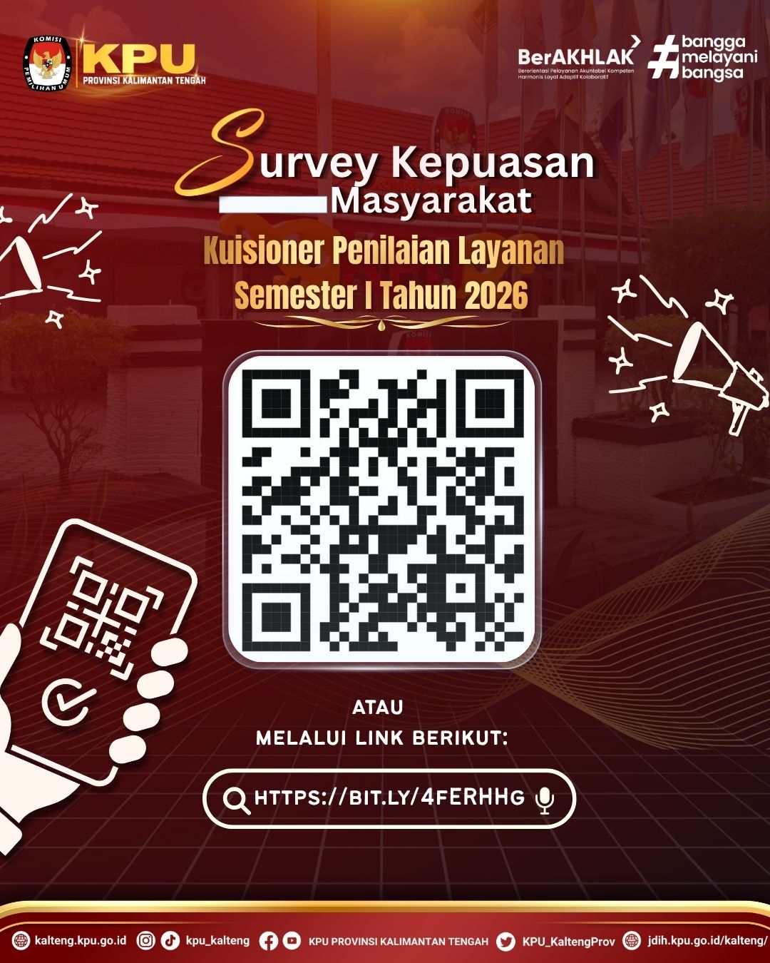 Survey Kepuasan Masyarakat  Semester I Tahun 2026
