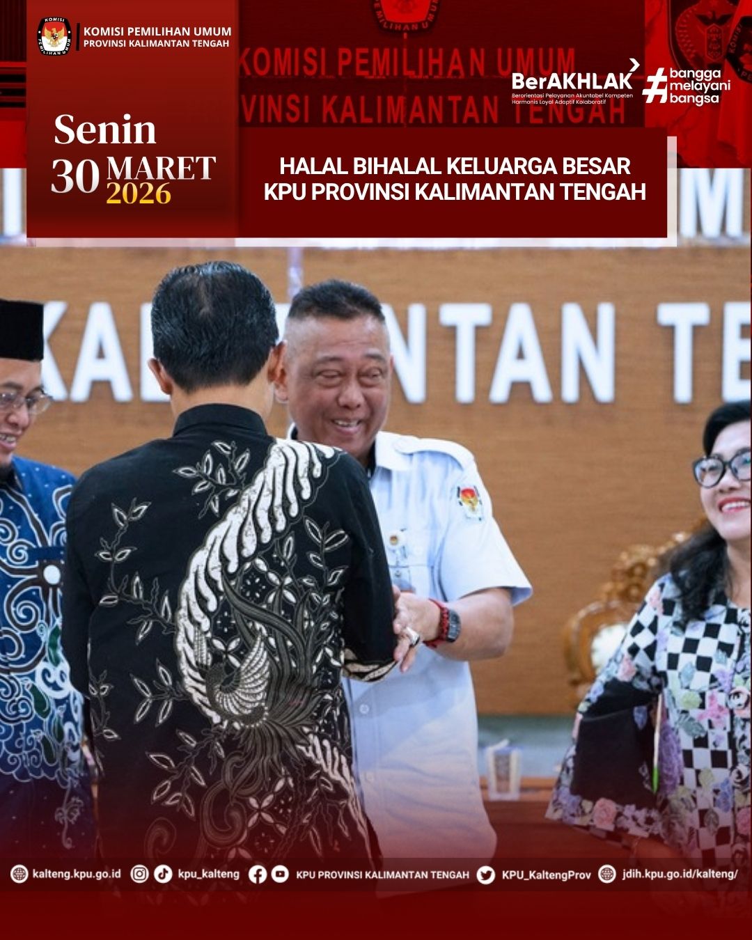 Halal Bihalal Keluarga Besar KPU Provinsi Kalimantan Tengah