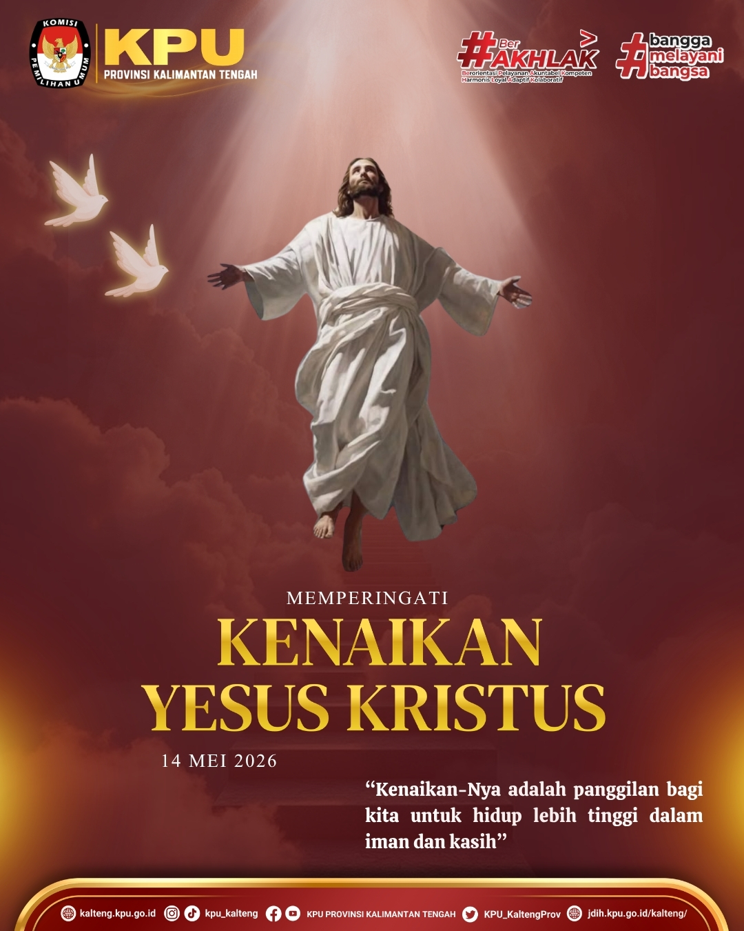 Selamat Memperingati Kenaikan Yesus Kristus