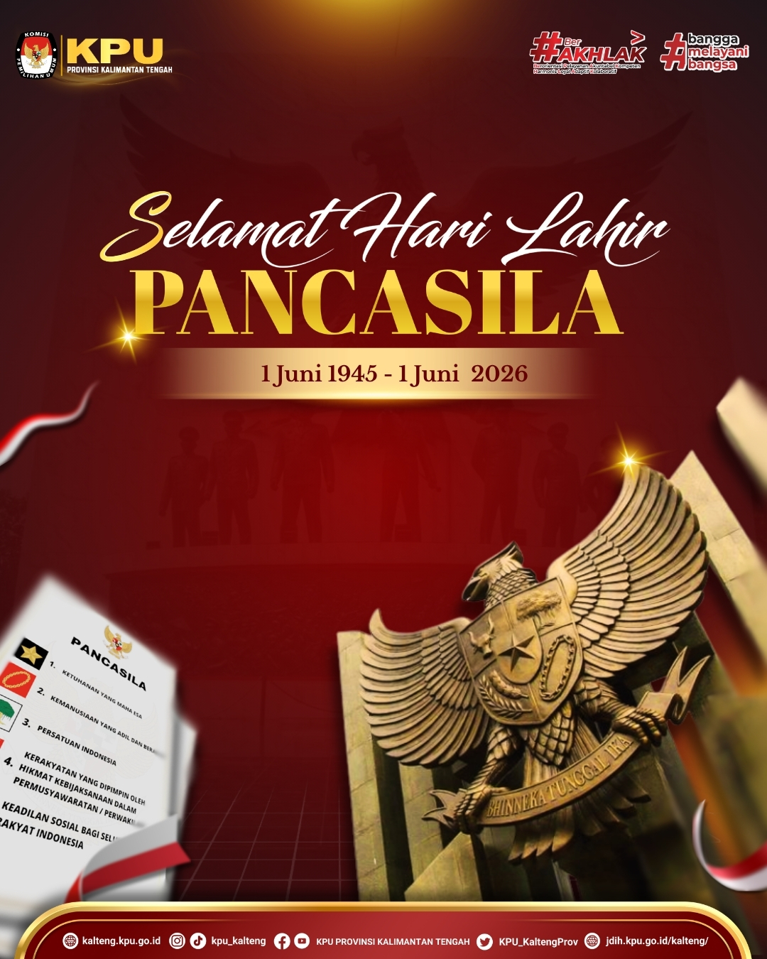 Selamat Hari Lahir Pancasila 1 Juni 2026