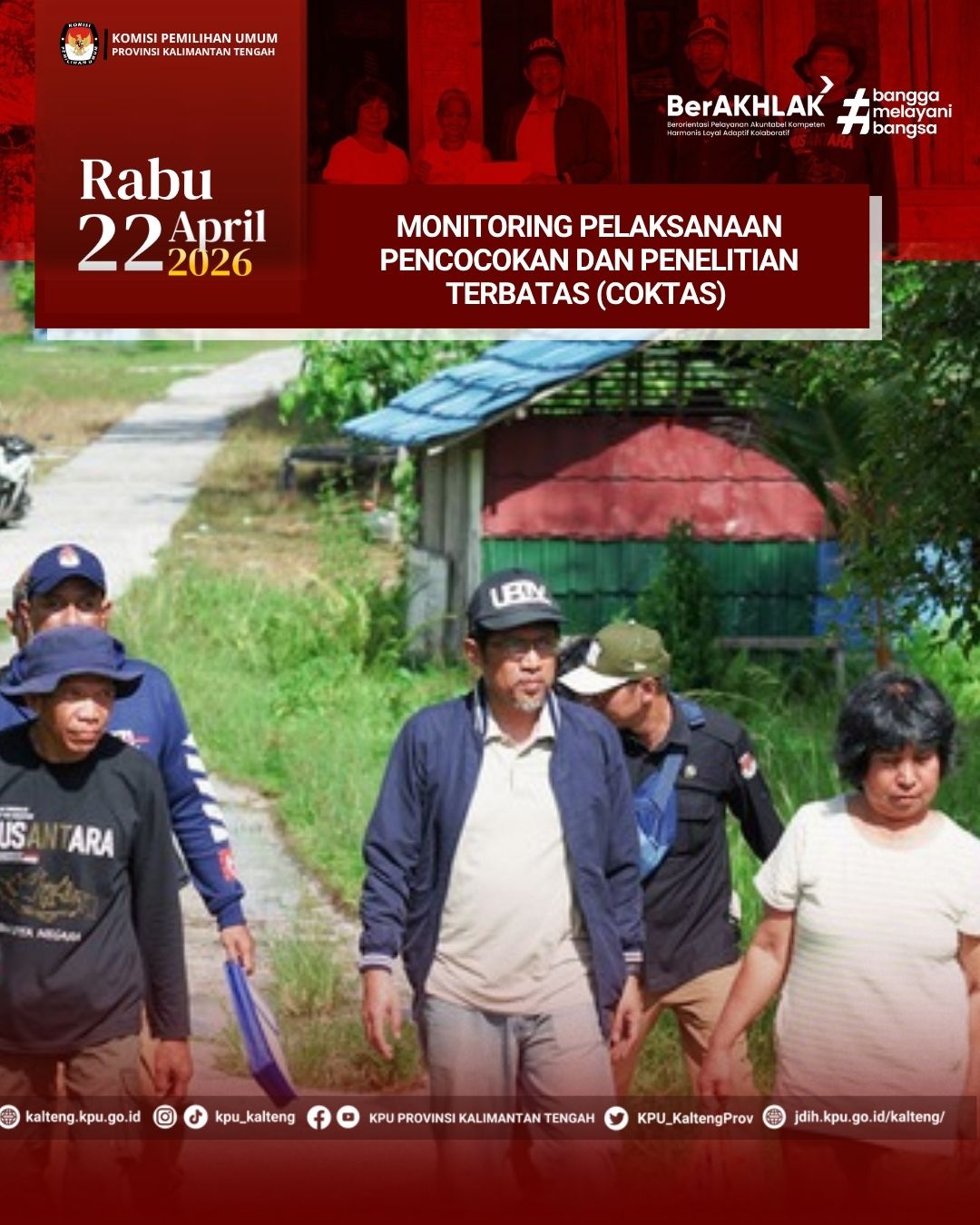 Monitoring Pelaksanaan Pencocokan dan Penelitian Terbatas (COKTAS)